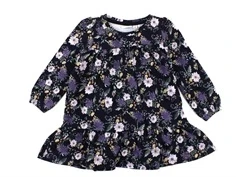 Name It kjole dark sapphire blomster